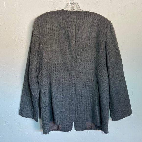 🏷 Sold  | Rafael Grey Zip Up Blazer - Picture 8 of 9